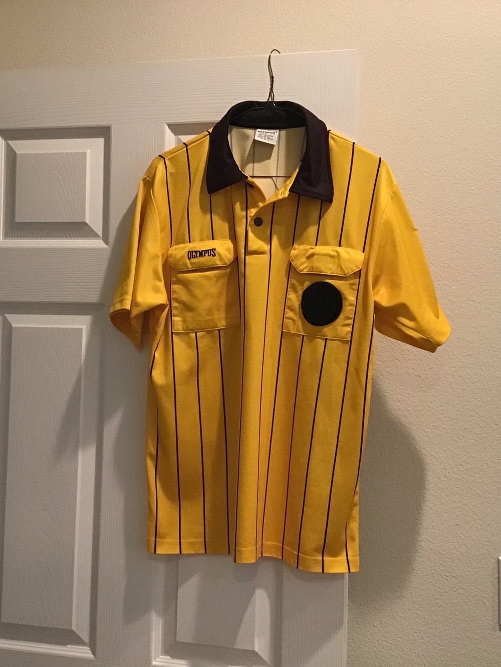 Olympus Vintage Soccer Referee Jersey.